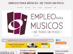 Sites similar to empleoparamusicos.com