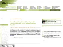Sites similar to emploi-stage-environnement.com