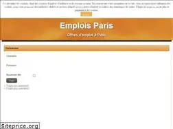 Sites similar to emplois-paris.com