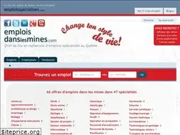 Sites similar to emploisdanslesmines.com
