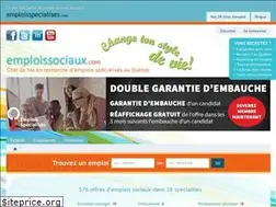 Sites similar to emploissociaux.com