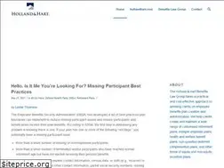 Sites similar to employeebenefitslawblog.com