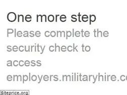 Sites similar to employers.militaryhire.com