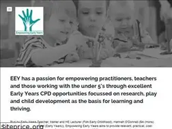 Sites similar to empoweringearlyyears.com