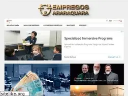 Sites similar to empregosararaquara.com.br