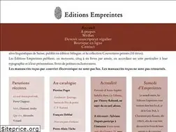Sites similar to empreintes.ch