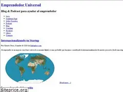 Sites similar to emprendedoruniversal.com