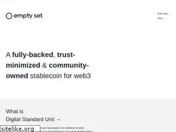 Sites similar to emptyset.finance