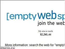 Sites similar to emptywebspace.com