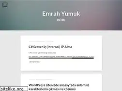 Sites similar to emrahyumuk.com