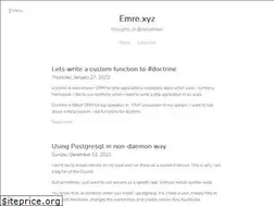 Sites similar to emre.xyz