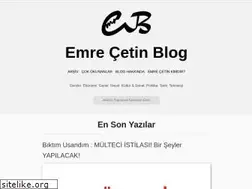Sites similar to emrecetinblog.com