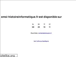 Sites similar to emsi-histoireinformatique.fr
