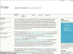 Sites similar to en.anton-webern.ch