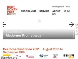 Sites similar to en.beethovenfest.de