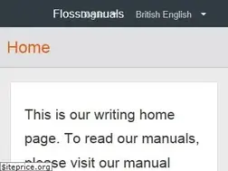 Sites similar to en.flossmanuals.net