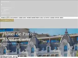 Sites similar to en.hoteldeparismontecarlo.com