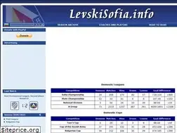 Sites similar to en.levskisofia.info