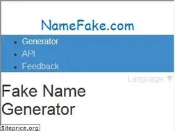 Sites similar to en.namefake.com