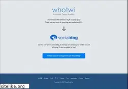 Sites similar to en.whotwi.com