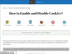 Sites similar to enablecookies.info