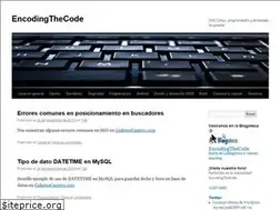 Sites similar to encodingthecode.wordpress.com
