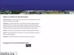 Sites similar to encontraemsaobernardo.com.br