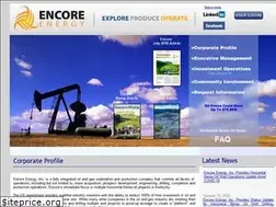 Sites similar to encore-energy.com