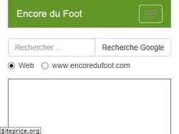 Sites similar to encoredufoot.com