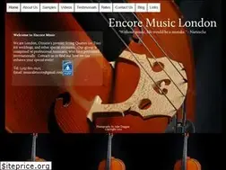 Sites similar to encoremusiclondon.com