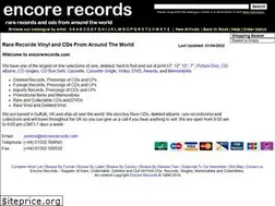 Sites similar to encorerecords.com