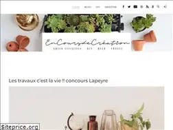 Sites similar to encoursdecreation-leblog.com