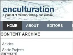 Sites similar to enculturation.net
