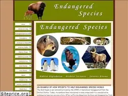 Sites similar to endangeredspeciesearth.com