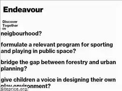 Sites similar to endeavours.eu