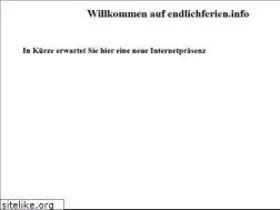 Sites similar to endlichferien.info