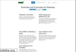 Sites similar to endnotes.com