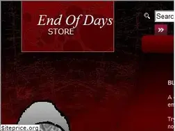 Sites similar to endofdaysstore.com