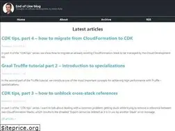 Sites similar to endoflineblog.com
