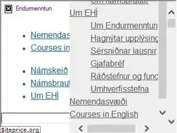 Sites similar to endurmenntun.is