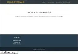 Sites similar to enduro-versand.com