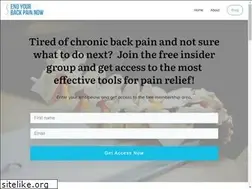 Sites similar to endyourbackpainnow.com