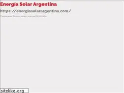 Sites similar to energiasolarargentina.com