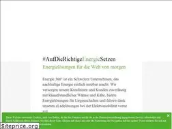 Sites similar to energie360.ch