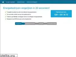 Sites similar to energiebedrijvenvergelijken.nl