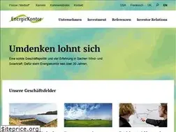 Sites similar to energiekontor.de