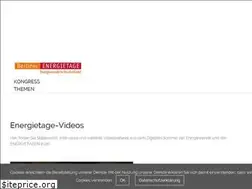 Sites similar to energietage.de