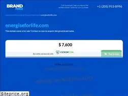 Sites similar to energiseforlife.com