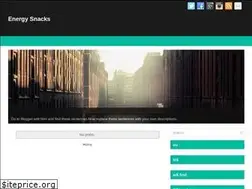 Sites similar to energy-snacks.blogspot.com