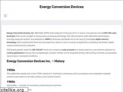 Sites similar to energyconversiondevices.com